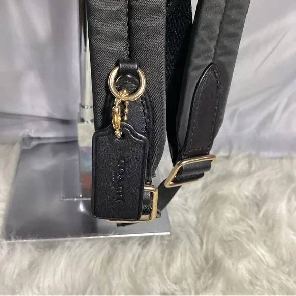 SOLD………..Coach Black Leather Mini Backpack with Brown Shearling EUC - Picture 11 of 15